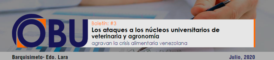 Boletín #3: Ataques a núcleos de Veterinaria y Agronomía.