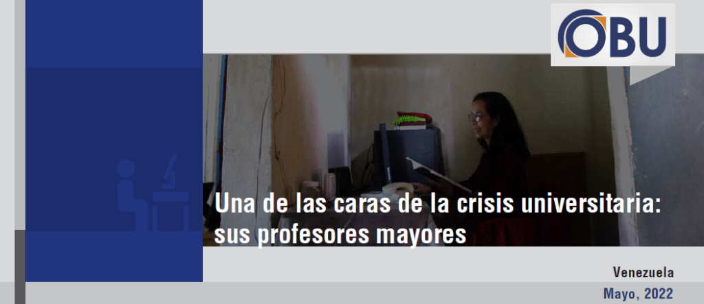 Boletín #12: Profesores mayores: una de las caras de la crisis universitaria venezolana.