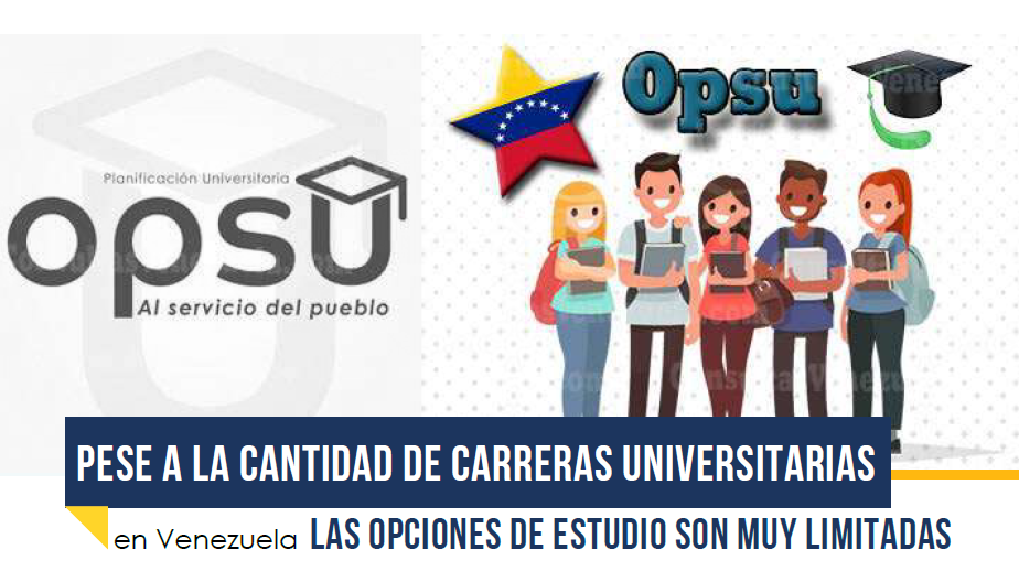 OBU SOS #23: Pese a la cantidad de carreras universitarias, en Venezuela las opciones de estudio son muy limitadas.
