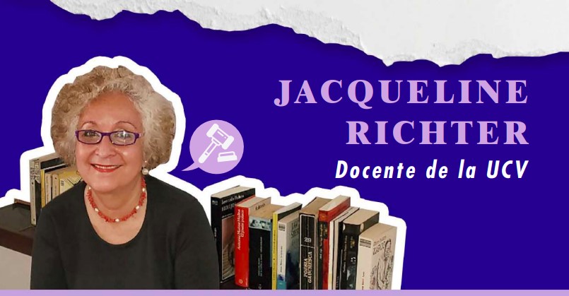 Jacqueline Richter, docente de la UCV